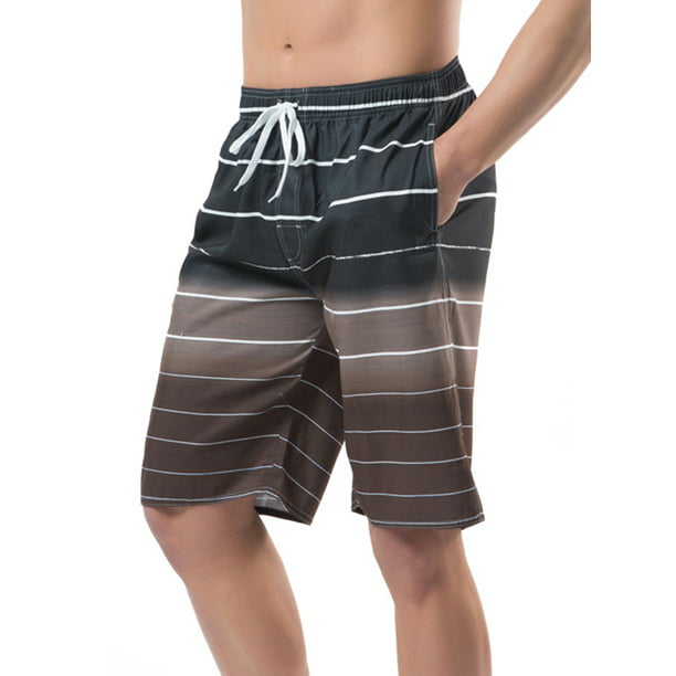Mens Colored Diamond Squares Summer Holiday Quick-Drying Swim Trunks Beach Shorts Board Shorts 